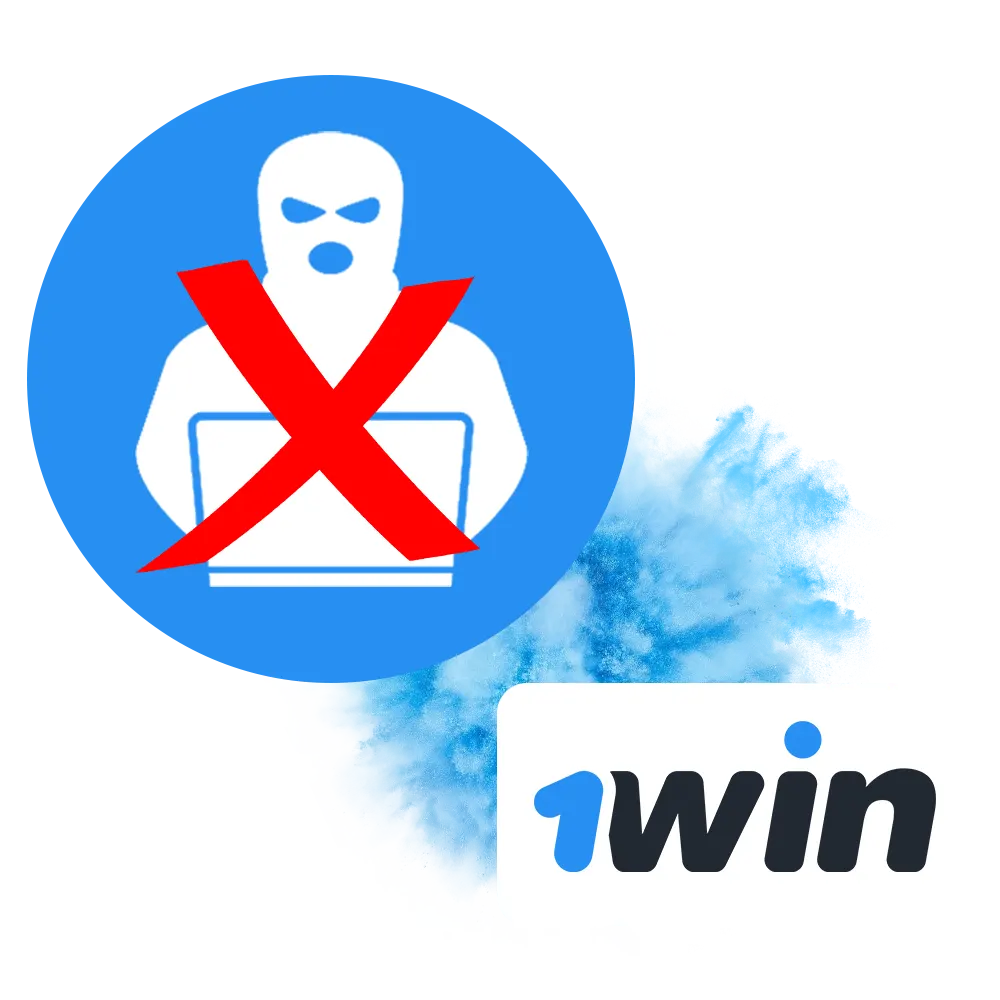 1win prevents all attempts of information fraud.