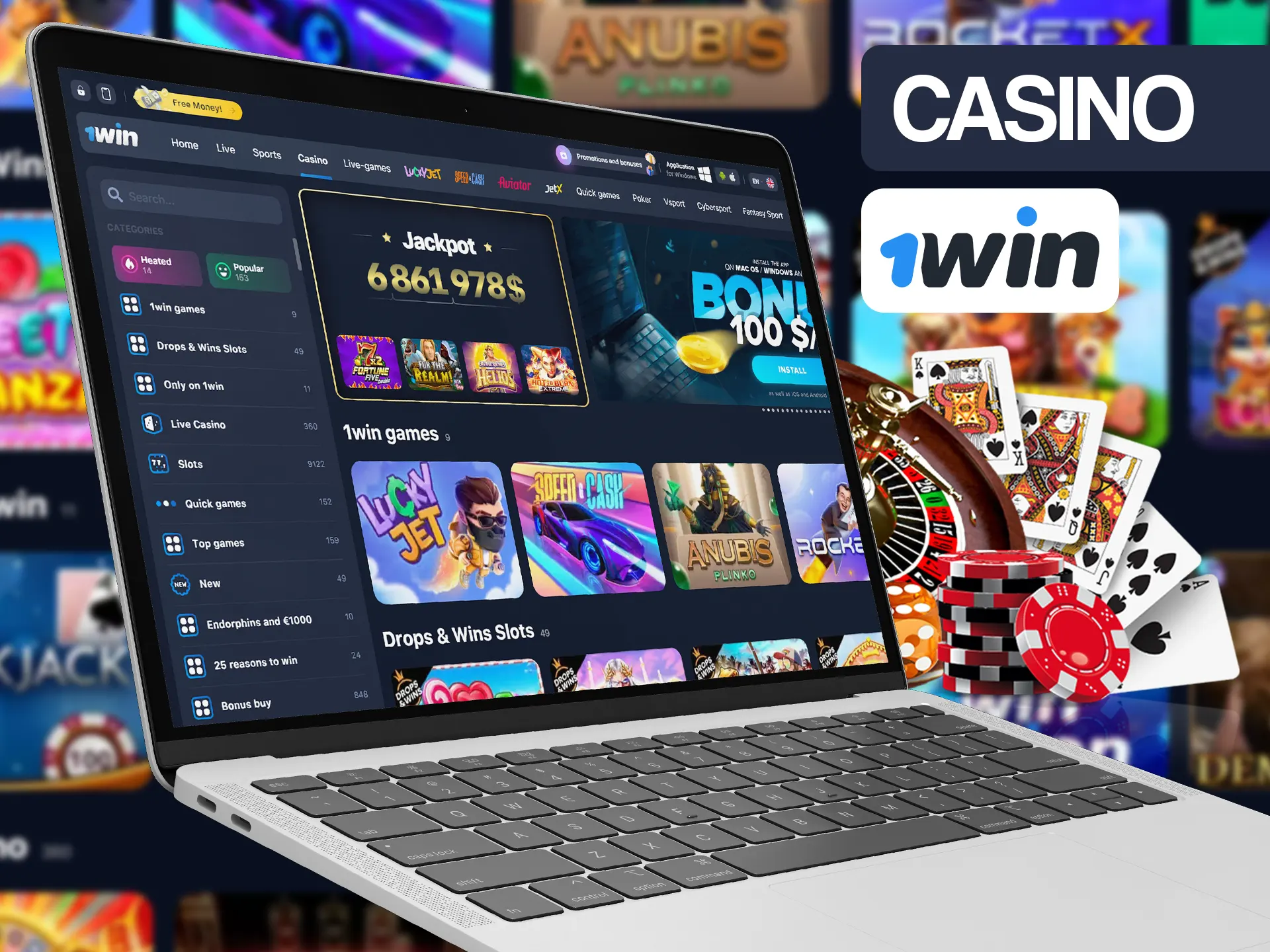 1win casino provides a lot of intresting games to play.