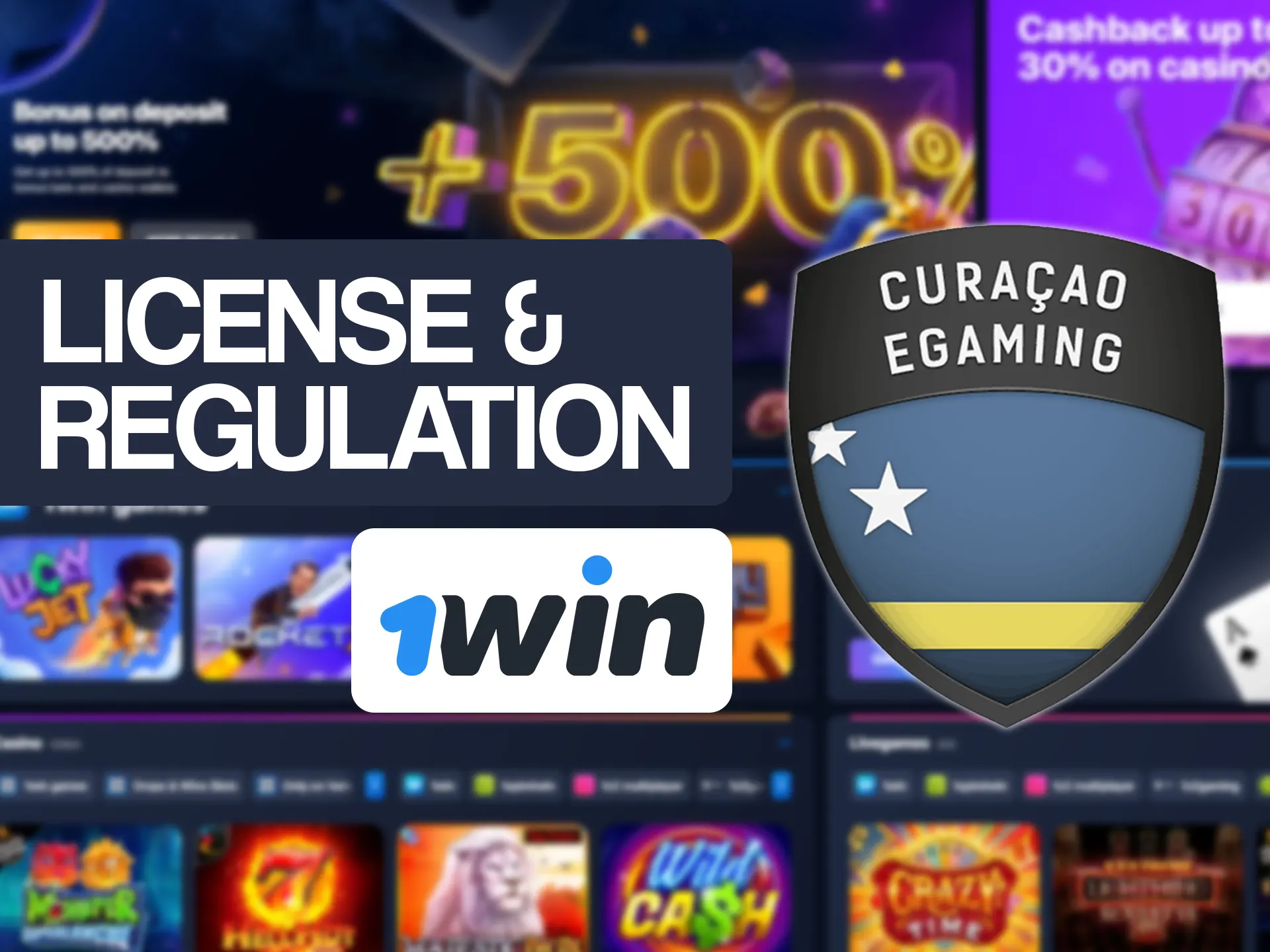 1win follows all of the requiered licenses.