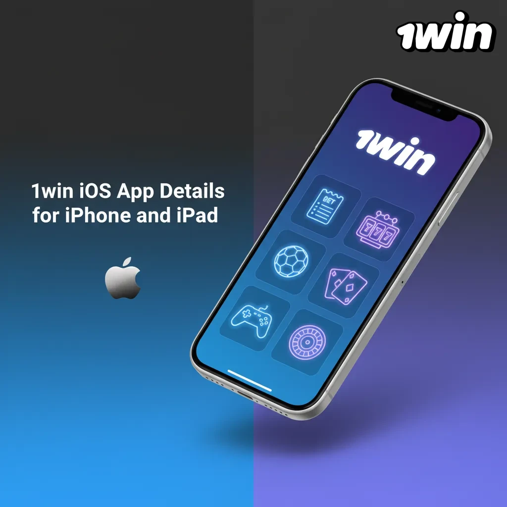 1win iOS app shown on iPhone and iPad; free download, iOS 12+, 200MB; sports, casino, live streams; fast, stable install.