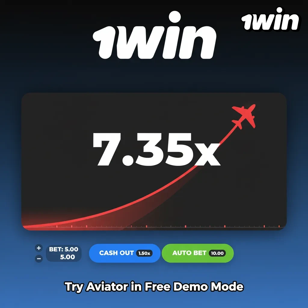 Aviator demo mode interface with virtual balance, Auto Cash Out, and multipliers for safe practice before real bets.