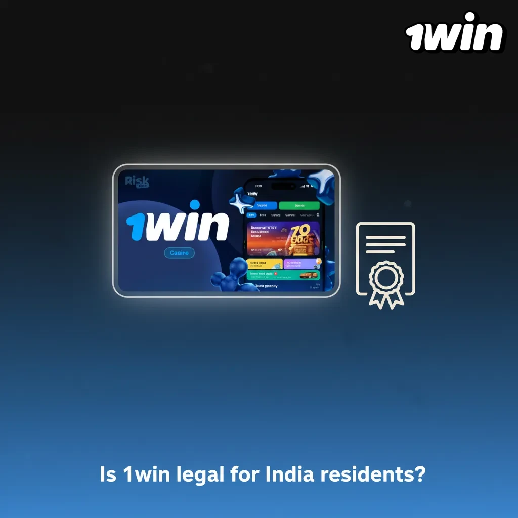 Infographic on 1win legality in India: Curacao licence; some states restrict; check local laws before playing.