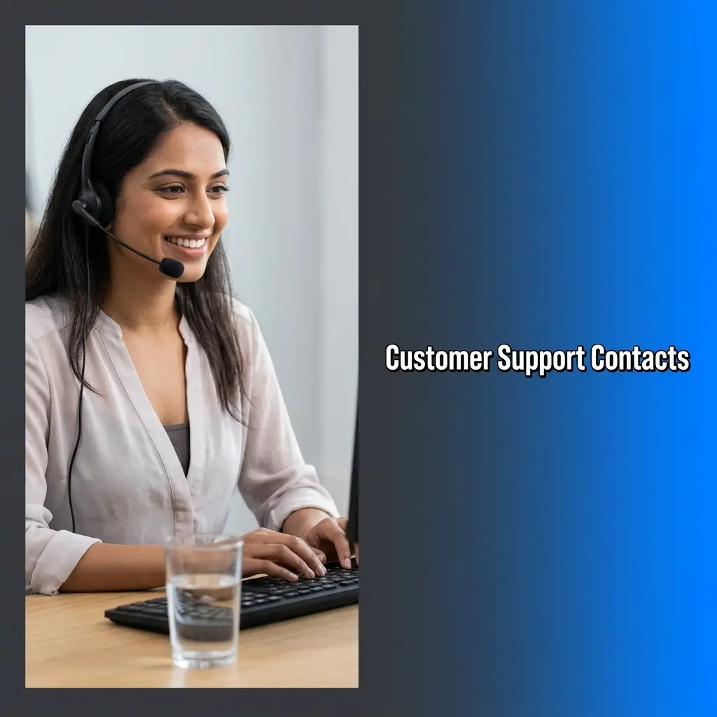 Customer support contact methods including live chat, email, Telegram, and social media for 24/7 financial assistance